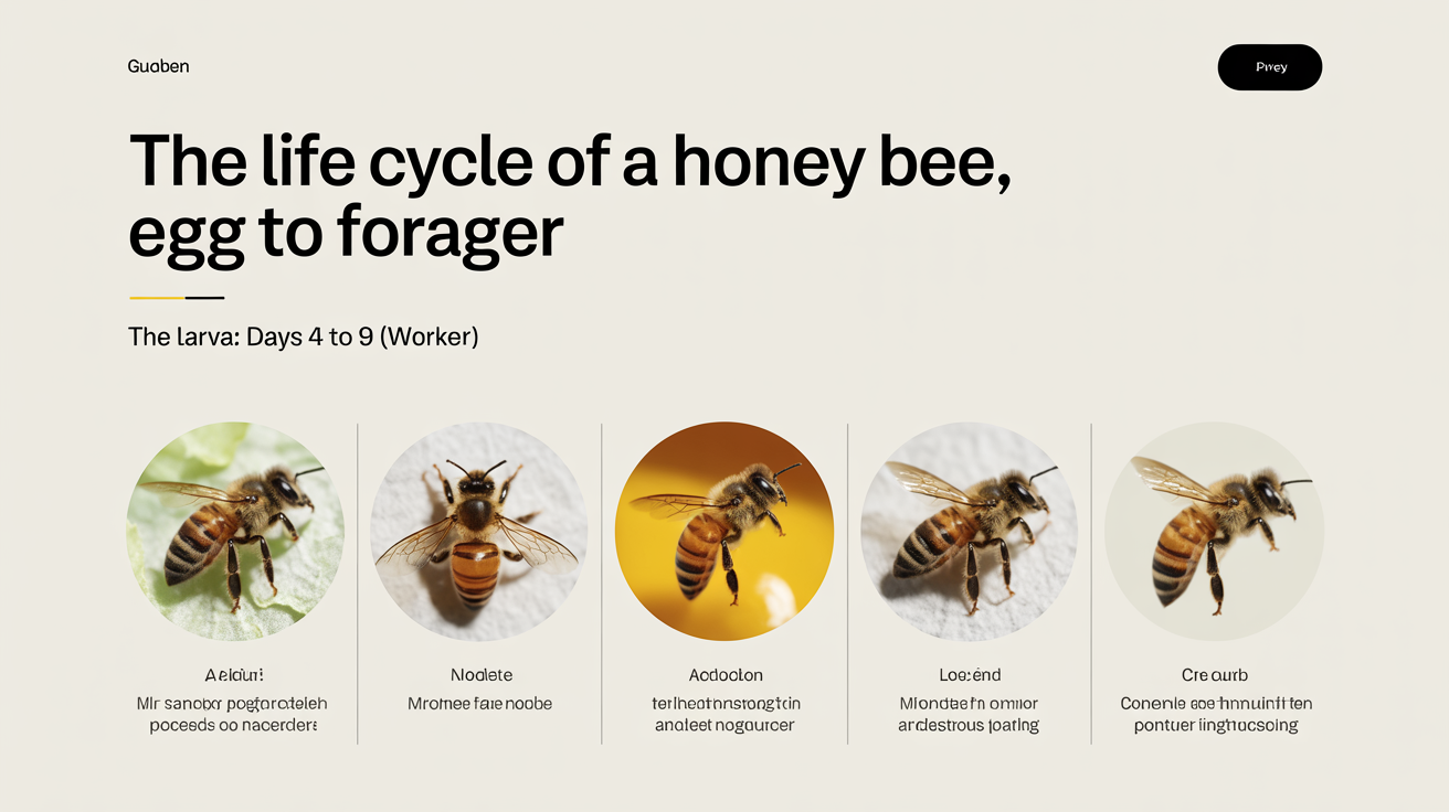 The Larva: Days 4 to 9 (Worker)